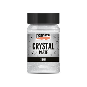 Pentart Crystal paste 100 ml silver