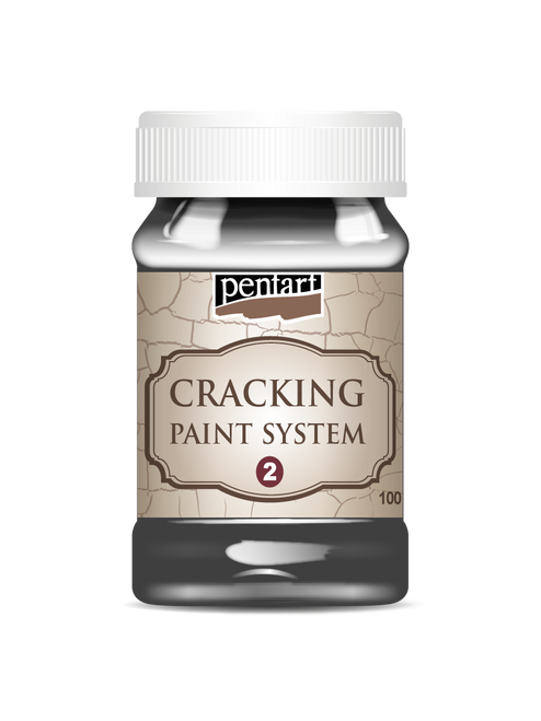 Cracking Paint Component 2. 100 ml graphite
