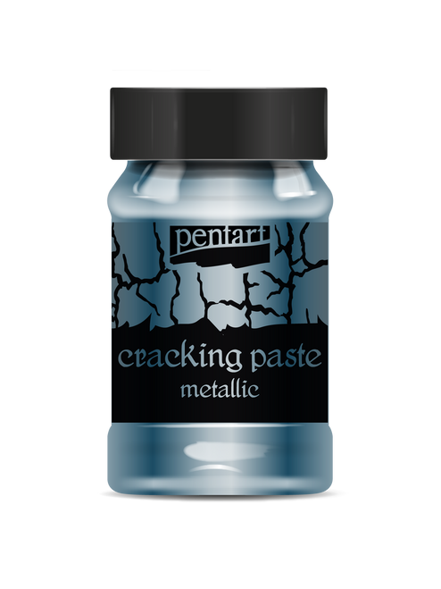Cracking paste 100 ml silvery blue
