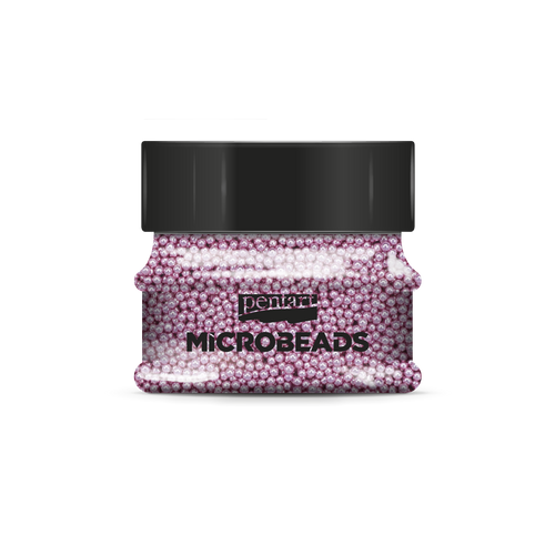 Glass microbeads 0,8-1 mm 40 g pink Glass microbeads 0,8-1 mm 40 g pink