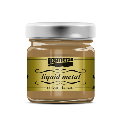 Liquid metal 30 ml antique gold