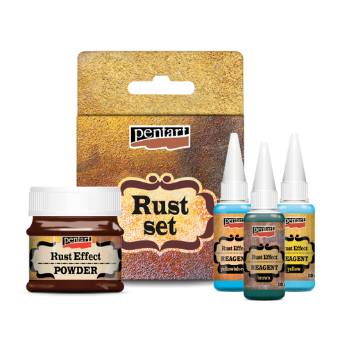 Rust Effect Set, 4 pc Natural Rust Rust Effect Set, 4 pc Natural Rust