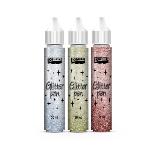 Glitter pen 30 ml blue
