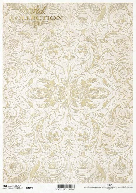 ITD Collection Ivory Jacquard