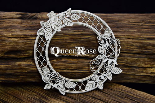 Snipart Queen Rose - Circle Layered Frame