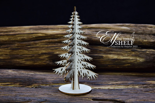 Snipart Elf Collection - 3D Pine Tree