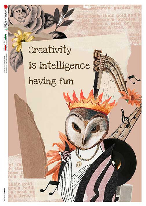 Paper Designs Rice Paper Intelligence Having Fun PD PHRASES 0040