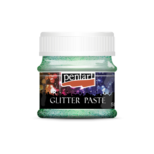Glitter paste fine 50 light green