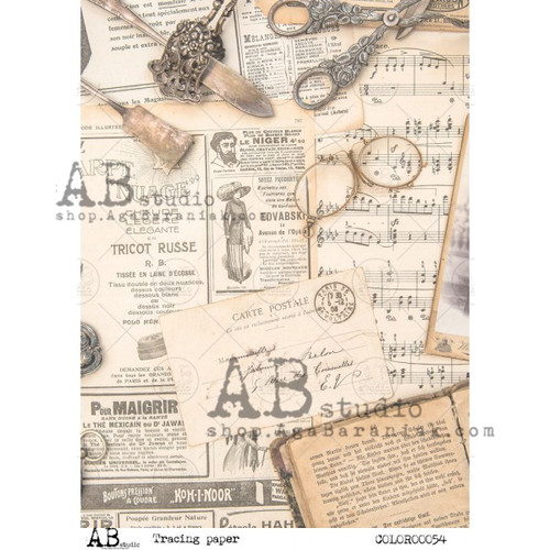 AB Studios Vellum Paper 0079 Antique Paper A4