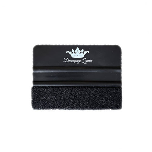 Decoupage Queen Black Felt Edge Scraper Squeegee