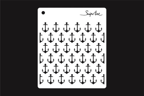 Snipart Stencil - Anchors 15 cm x 15 cm