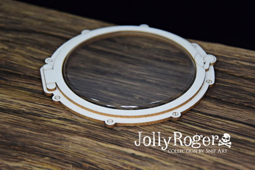 Snipart Jolly Roger Small Porthole Shaker Box