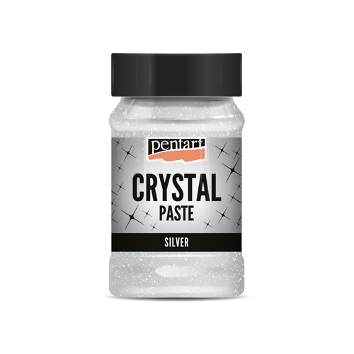 Pentart Crystal paste 100 ml silver