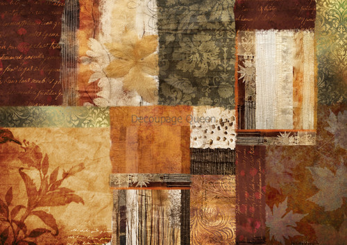 Vellum Paper -  Autumn Patchwork