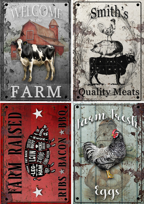 Vellum Paper -  Farmhouse Signs 4 Pack