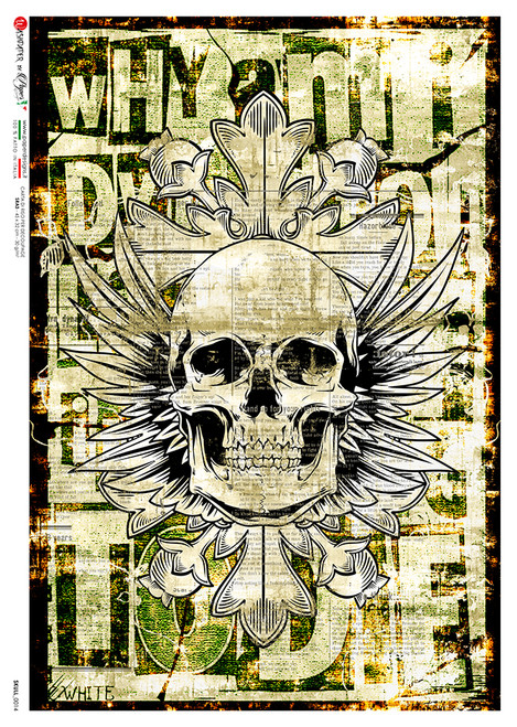 Paper Designs Skull 0014