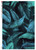 Paper Designs Rice Paper Blue and Teal Leaves PD PATTERN-0217