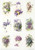 ITD Collection Rice Paper Pack Post Flower Post Violet