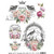 AB Studios Parisian Bird Framed Florals A4 Rice Paper
