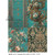 AB Studios Turquoise Tapestry A4 Rice Paper