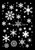 Falling Snowflakes Stencil