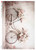 Paper Designs Shabby Chic Floral Bicycle Rice Paper