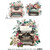 AB Studios 3 Pack of Floral Vintage Typewriters A4 Rice Paper