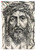 Paper Designs Rice Paper Sketch Portrait Jesus Crown of Thorns