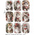 AB Studios Nine Pack Christmas Kittens A4 Rice Paper