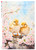 Paper Designs Chicks and Cherry Blossoms A4 Rice Paper