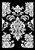Decoupage Queen Stencil - Dainty and the Queen Baroque Rug