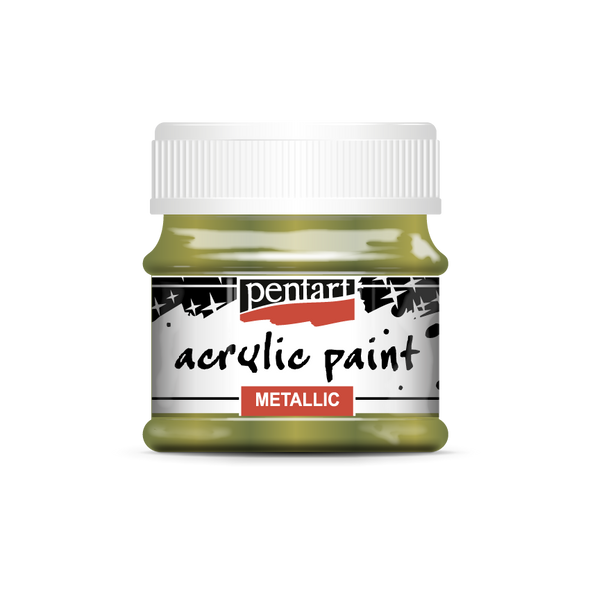 Acrylic paint metallic 50 ml golden touch