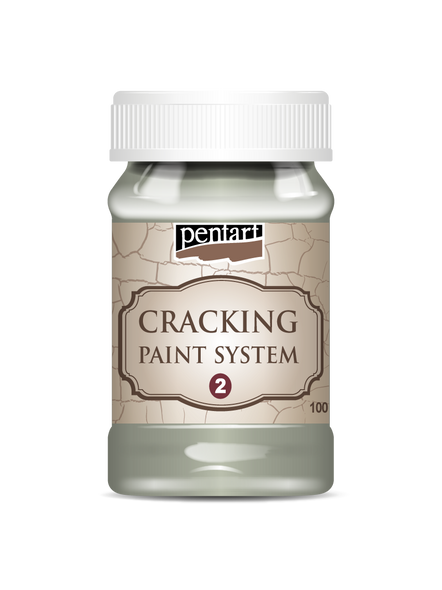 Cracking Paint Component 2. 100 ml lichen-green