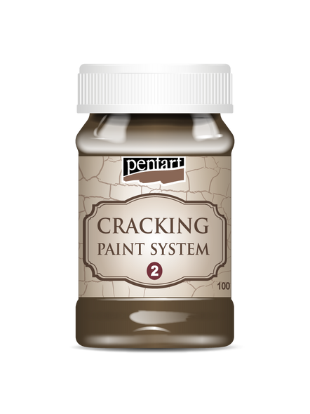Cracking Paint Component 2. 100 ml brown