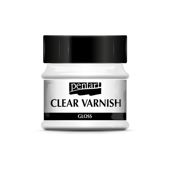 Clear varnish solvent-based gloss 50 ml