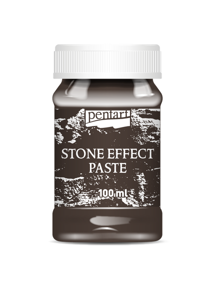 Stone effect paste 100 ml brown granite