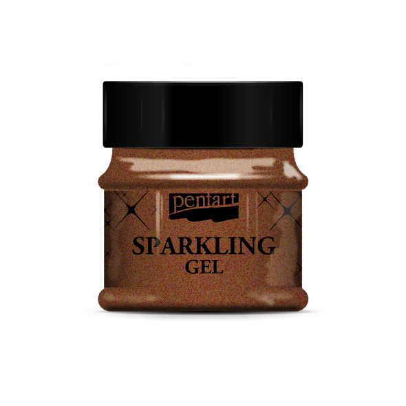 Sparkling gel 50 ml brown gold
