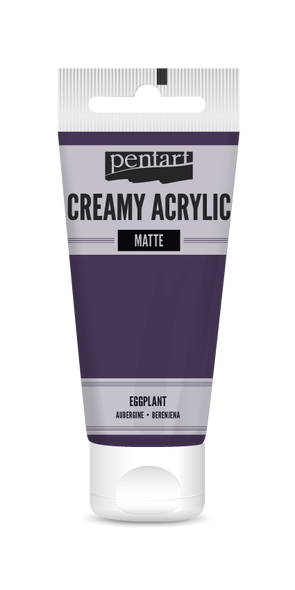 Creamy acrylic matte 60 ml eggplant