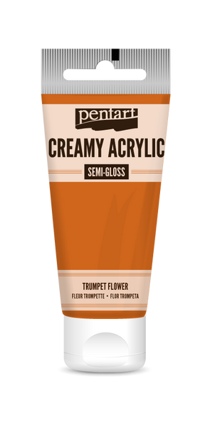 Creamy acrylic semi-gloss 60 ml trumpet flower