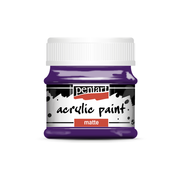 Acrylic paint matte 50 ml amethyst