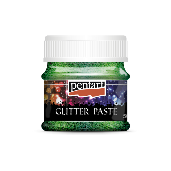 Glitter paste fine 50 ml green