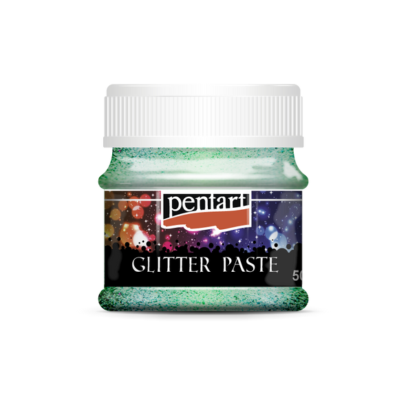 Glitter paste fine 50 light green