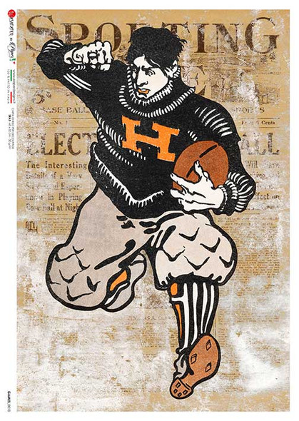 Paper Designs Varsity Football Poster