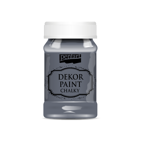 Dekor paint chalky 100 ml graphite-gray