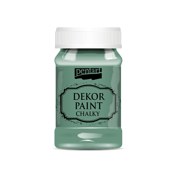 Dekor paint chalky 100 ml turquoise-green