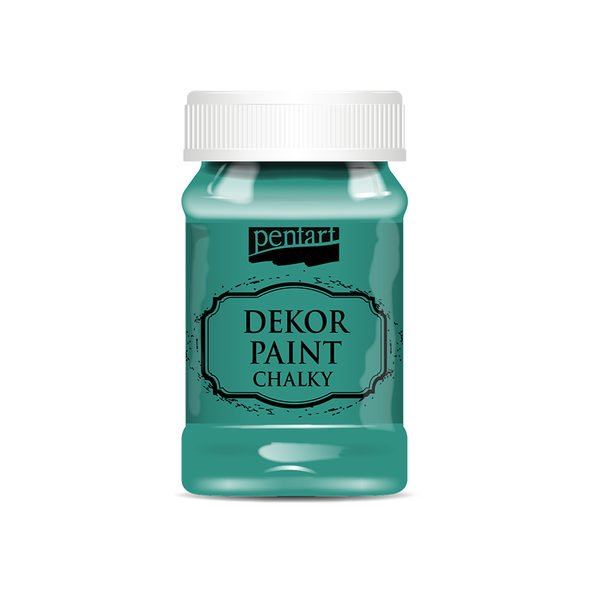 Dekor paint chalky 100 ml juniper green
