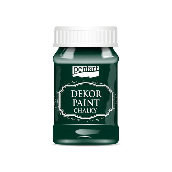 Dekor paint chalky 100 ml pine green