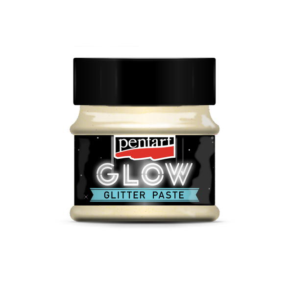 Pentart Glow glitter gel 50 ml gold