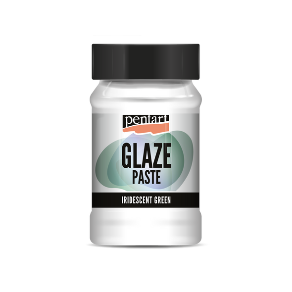 Pentart Glaze paste 100 ml iridescent green