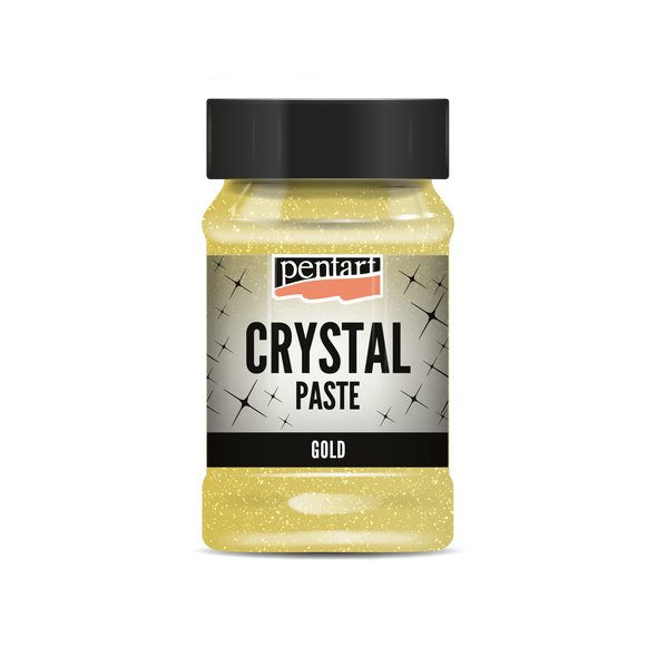 Pentart Crystal paste 100 ml gold